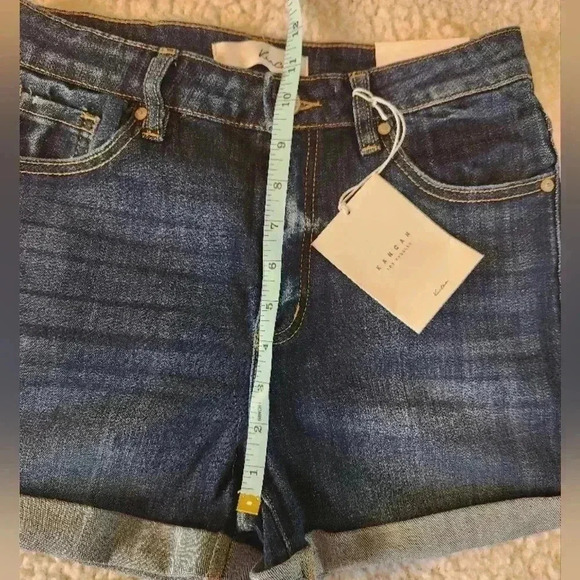 NWT KanCan Dark Blue Denim Shorts, M - Picture 5 of 7
